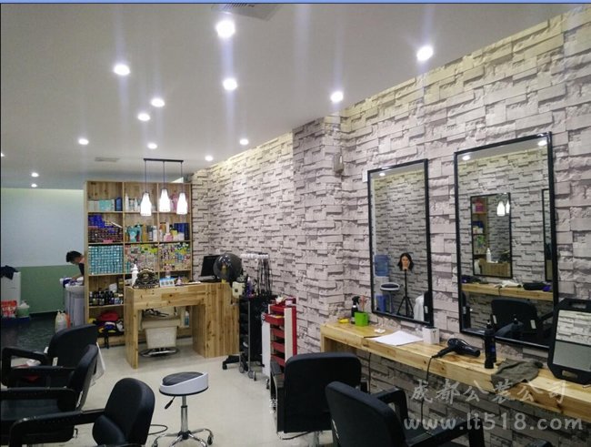 理發門店裝修設計效果圖2