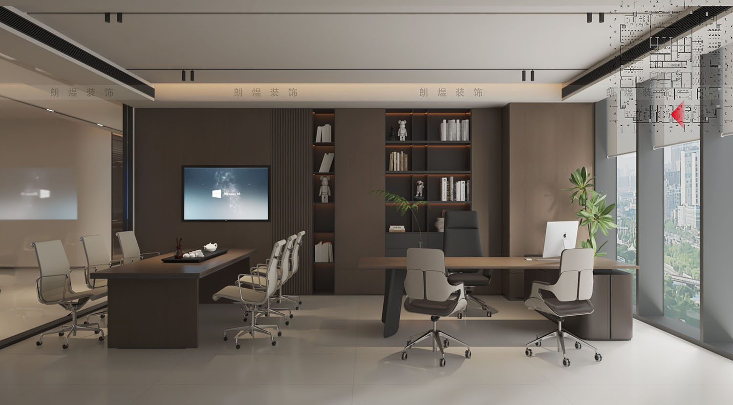 領導辦公室裝修效果圖/1